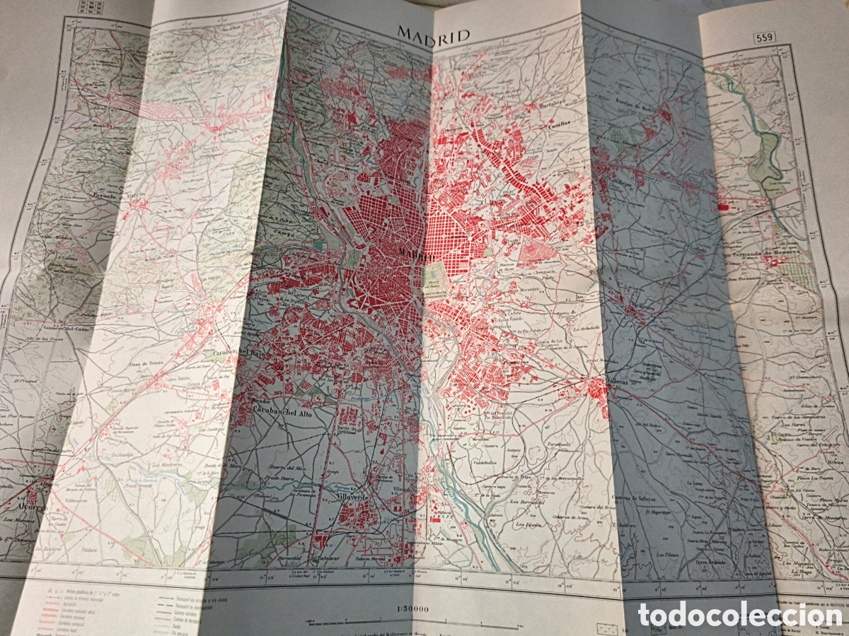 Mapas contempor&aacute;neos: Mapa nacional de Espa&ntilde;a: Madrid - Foto 4