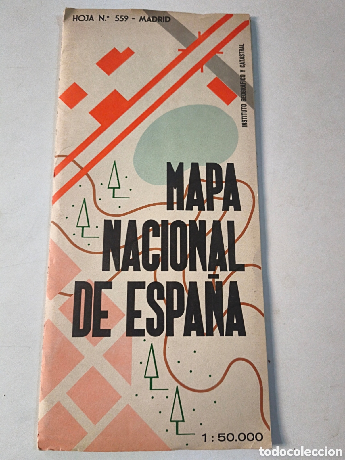 Mapas contempor&aacute;neos: Mapa nacional de Espa&ntilde;a: Madrid - Foto 1