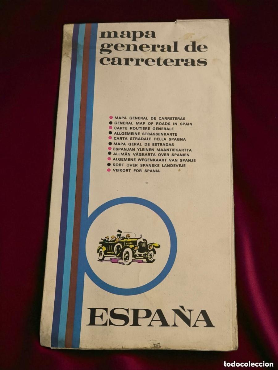 Contemporary maps: ️ Mapa General De Carreteras De Espa&ntilde;a &ndash; Multiling&uuml;e &ndash; Con Costas Y Puntos De Inter&eacute;s &ndash; A&ntilde;os 60/70