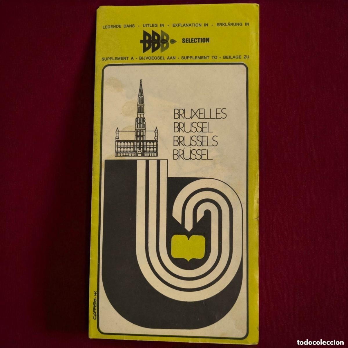 Contemporary maps: MAPA TUR&Iacute;STICO VINTAGE DE BRUSELAS &ndash; A&Ntilde;OS 70 | BBB SELECTION