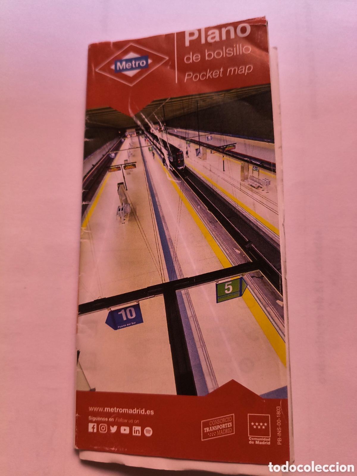 Mapas contempor&aacute;neos: Plano de Metro de Madrid edici&oacute;n Agosto 2018