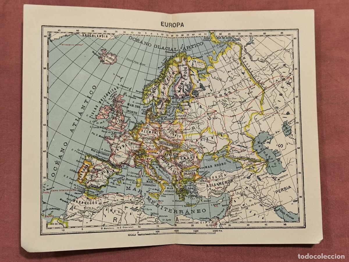 Mappe contemporanee: Mapa Antiguo de Europa &ndash; Cartograf&iacute;a Continental de Coleccionismo