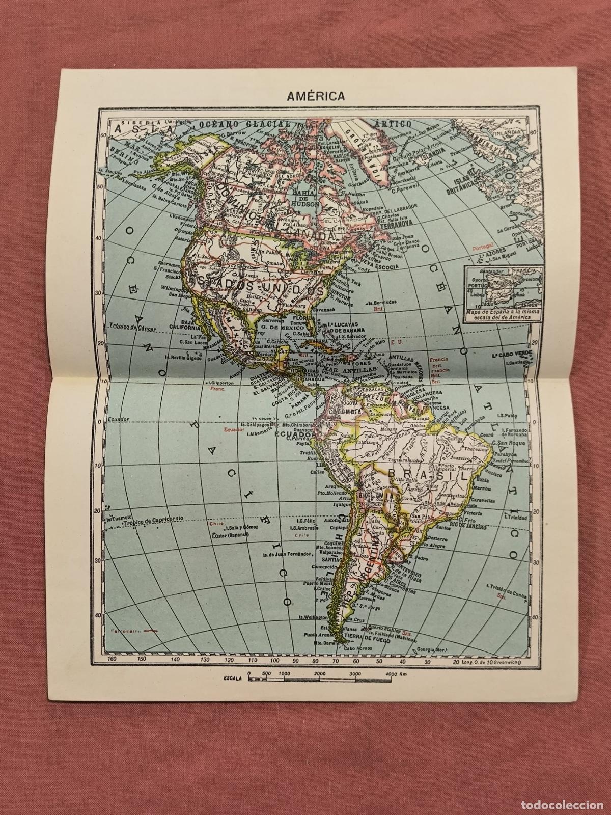 Cartes g&eacute;ographiques contemporaines: Mapa Antiguo de Am&eacute;rica &ndash; Cartograf&iacute;a Continental de Coleccionismo