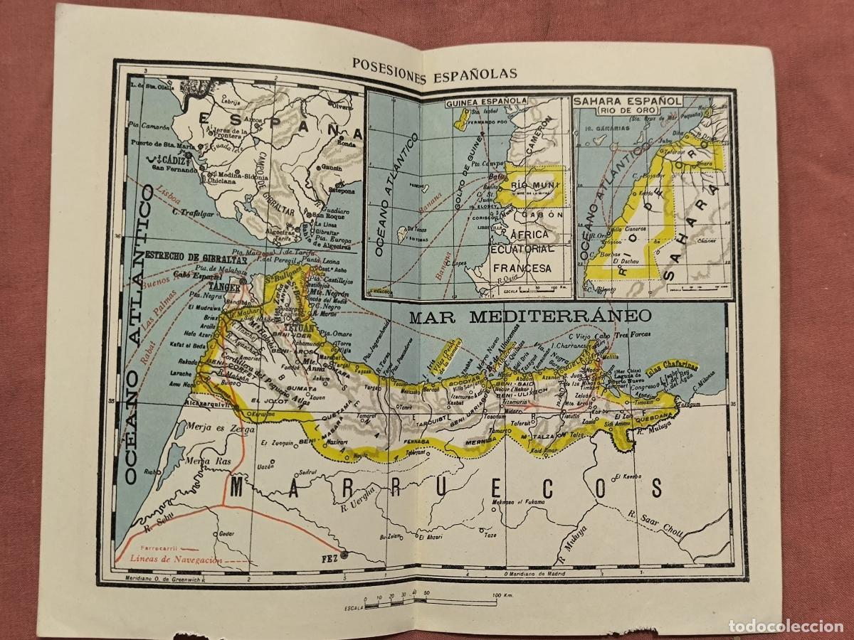 Cartes g&eacute;ographiques contemporaines: Mapa Antiguo Posesiones Espa&ntilde;olas Marruecos Sahara &ndash; Cartograf&iacute;a Coleccionismo