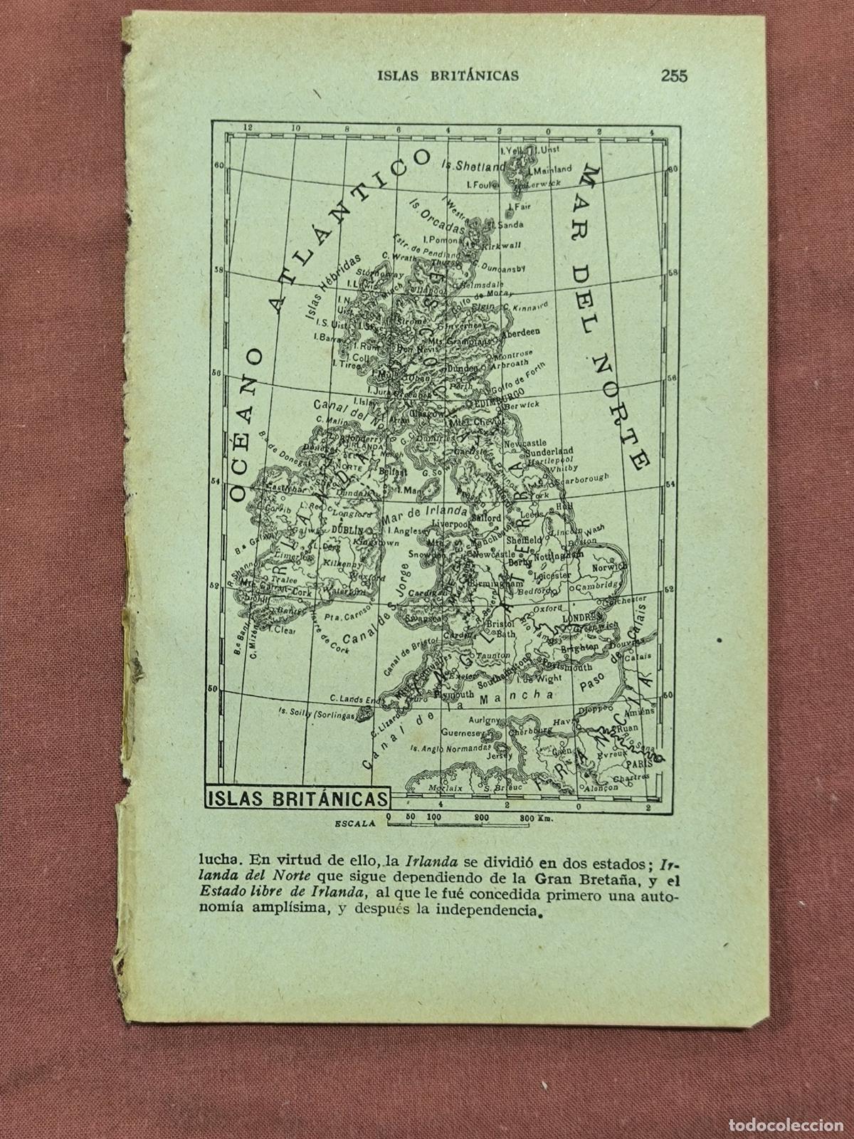 Cartes g&eacute;ographiques contemporaines: Antiguo Mapa de las Islas Brit&aacute;nicas &ndash; Gran Breta&ntilde;a e Irlanda Cartograf&iacute;a