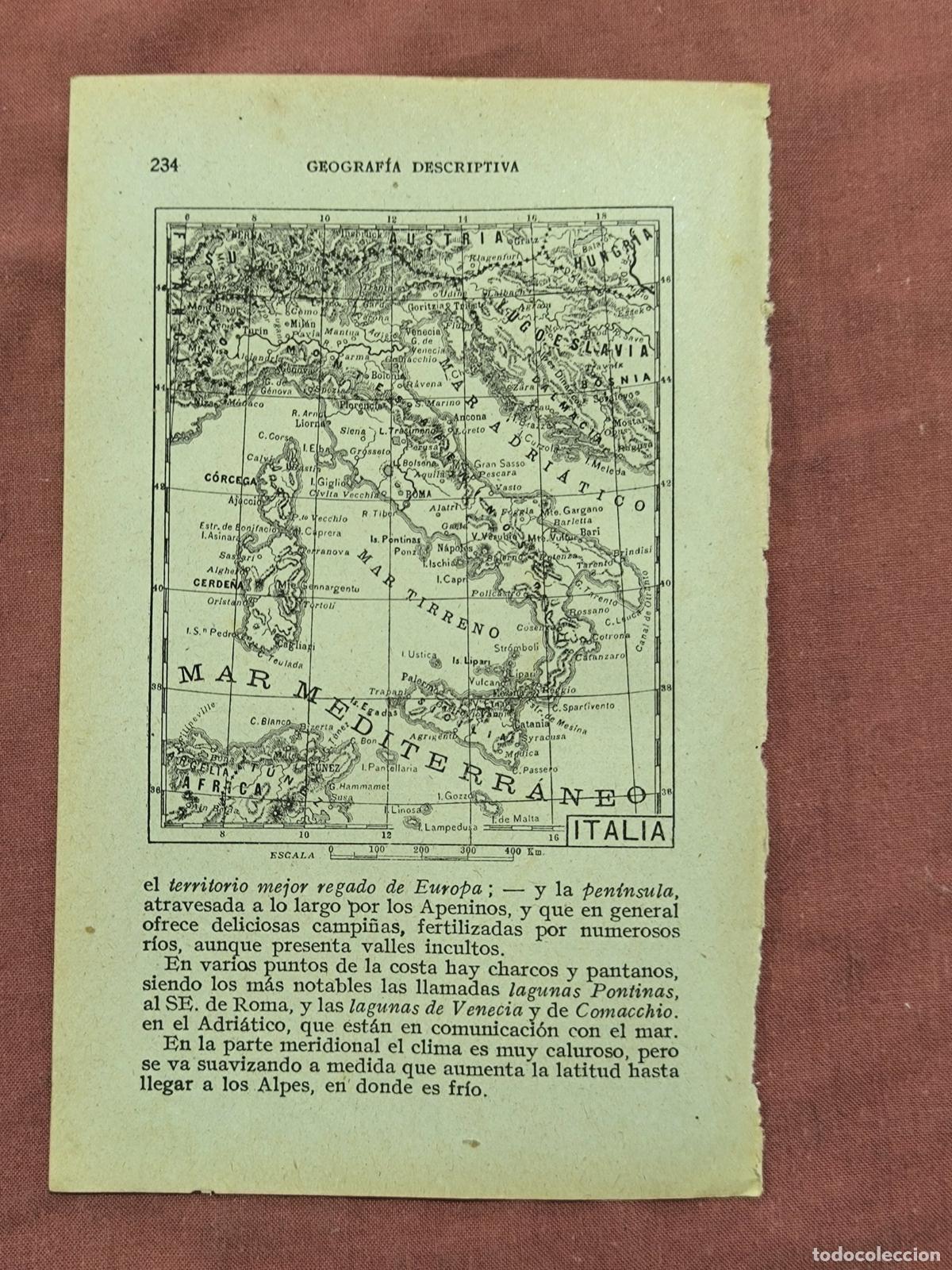 Mappe contemporanee: Antiguo Mapa de Italia &ndash; Cartograf&iacute;a del Mediterr&aacute;neo de Coleccionismo