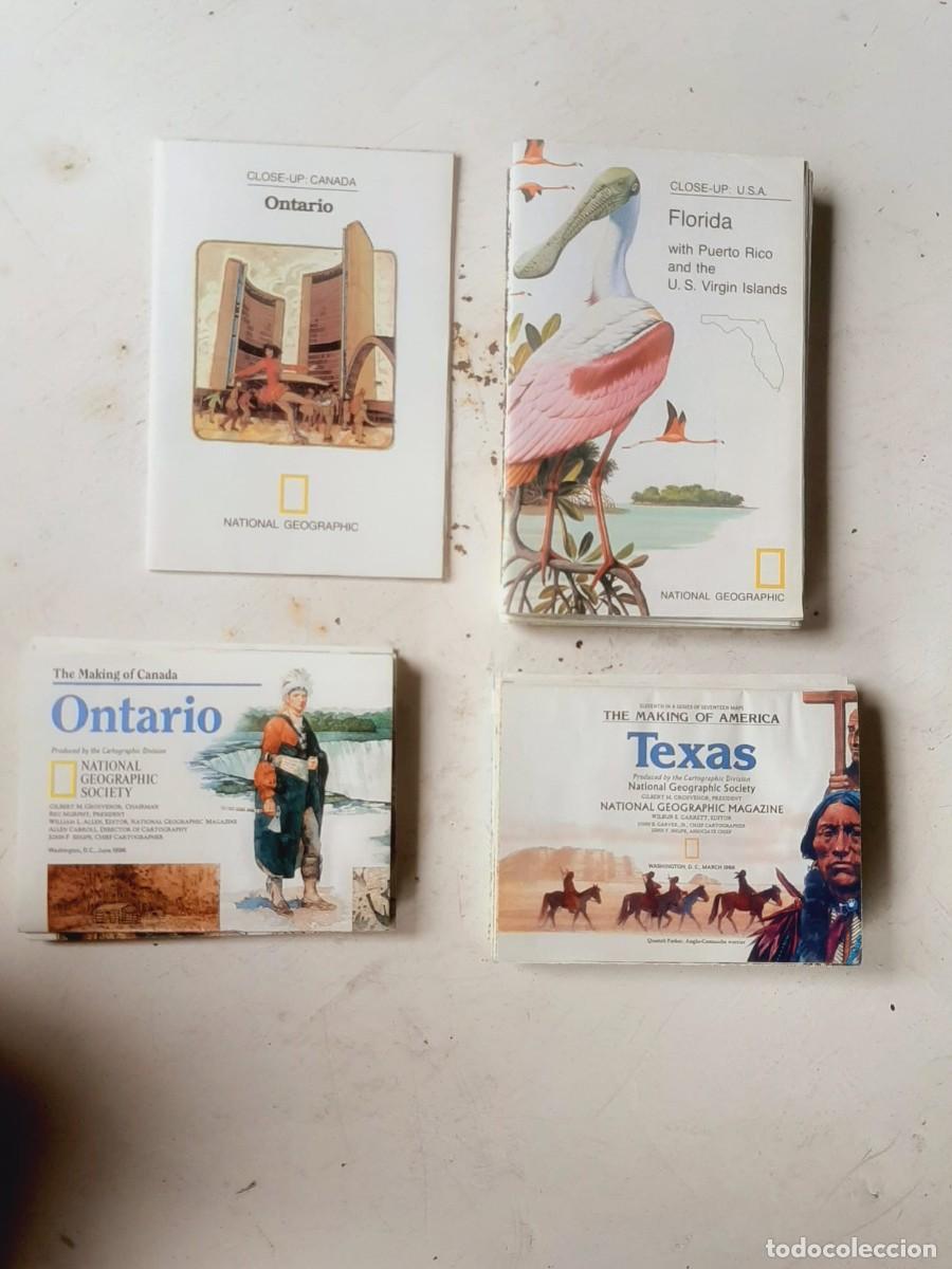 Mappe contemporanee: M&aacute;s de 30 mapas de USA y Canada, National Geographic, a&ntilde;os 90