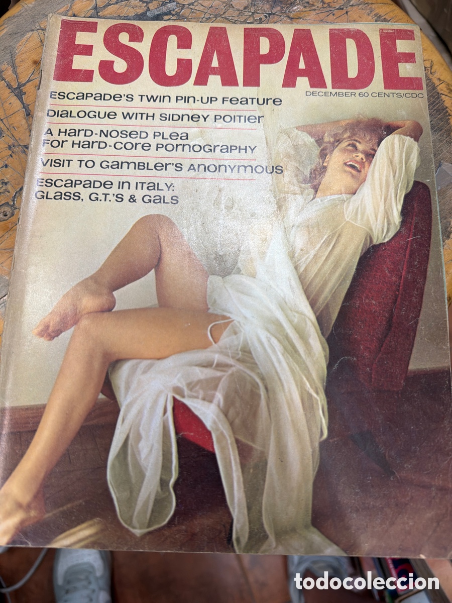 Mapas contempor&aacute;neos: Revista er&oacute;tica vintage pin-up ESCAPADE.edici&oacute;n americana.vol x n 1 December 1964.poster central den