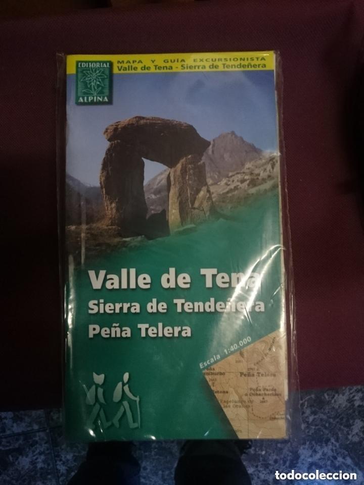 Mapas contempor&aacute;neos: MAPA Y GUIA - VALLE DE TENA - SIERRA DE TENDE&Ntilde;ERA - PE&Ntilde;A TELERA.