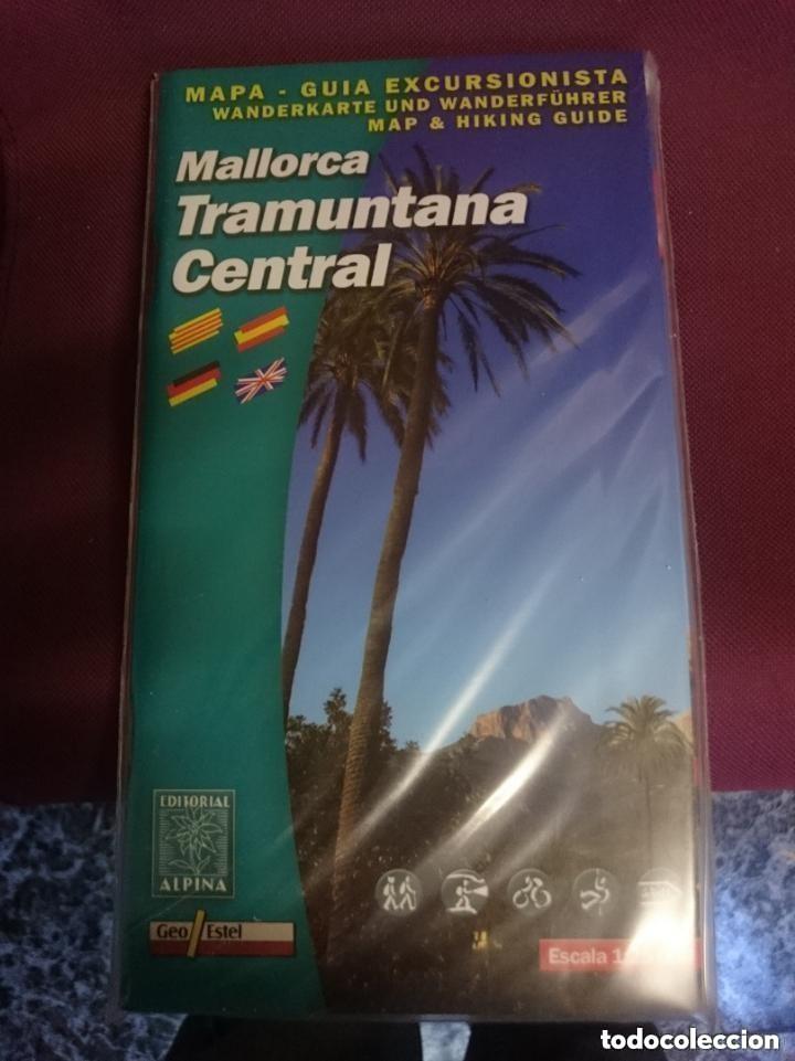 Mapas contempor&aacute;neos: MAPA Y GUIA - MALLORCA TRAMUNTANA CENTRAL -EN ESPA&Ntilde;OL CATALAN ALEMAN E INGLES