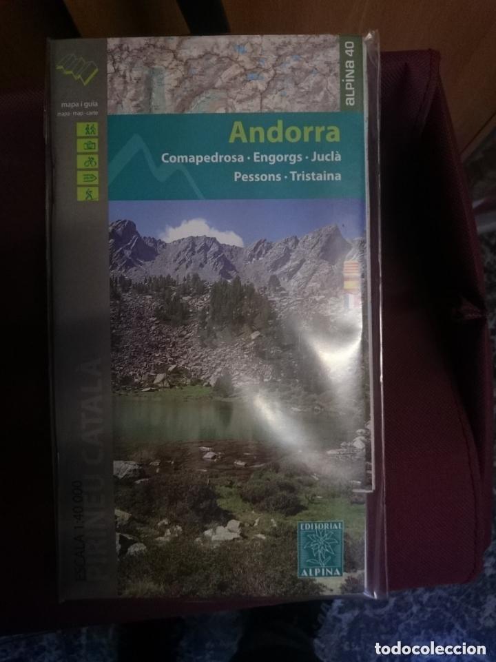 Mapas contempor&aacute;neos: MAPA Y GUIA - ANDORRA -COMAPEDROSA -ENGORGS -JUCIA -PESSONS -TRISTAINA