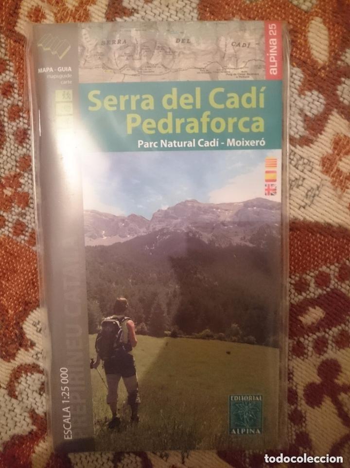 Mapas contempor&aacute;neos: MAPA Y GUIA - SERRA DEL CADI PEDRAFORCA - EN ESPA&Ntilde;OL INGLES Y CATALAN