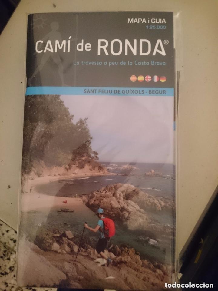 Mapas contempor&aacute;neos: MAPA I GUIA -CAMI DE RONDA - LA TRAVESSA A PEU DE LA COSTA BRAVA