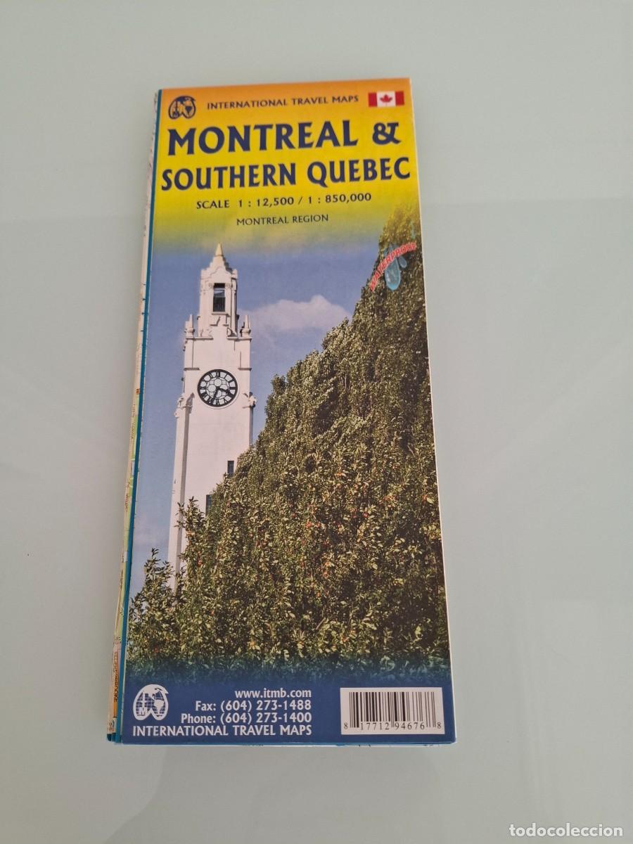 Mapas contempor&aacute;neos: MAPA QU&Eacute;BEC SUD & MONTR&Eacute;AL - MONTREAL & SOUTHERN QUEBEC - INTERNATIONAL TRAVEL MAPS - PLANO
