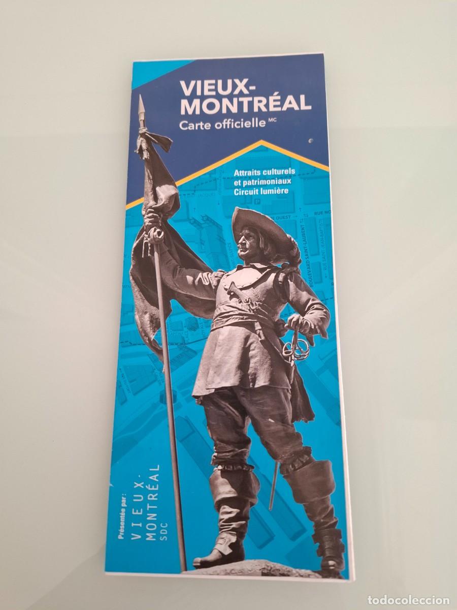 Mapas contempor&aacute;neos: VIEUX - MONTR&Eacute;AL CARTE OFFICIELLE - VIEJO MONTREAL MAPA OFICIAL - EN FRANC&Eacute;S