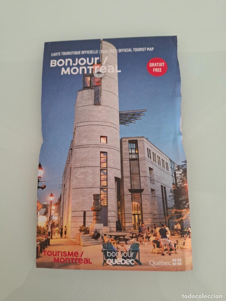 Mapas contempor&aacute;neos: BONJOUR MONTREAL - CARTA TUR&Iacute;STICA OFICIAL 2026-2027 - MAPA TUR&Iacute;STICO DE LA CIUDAD - CANAD&Aacute;