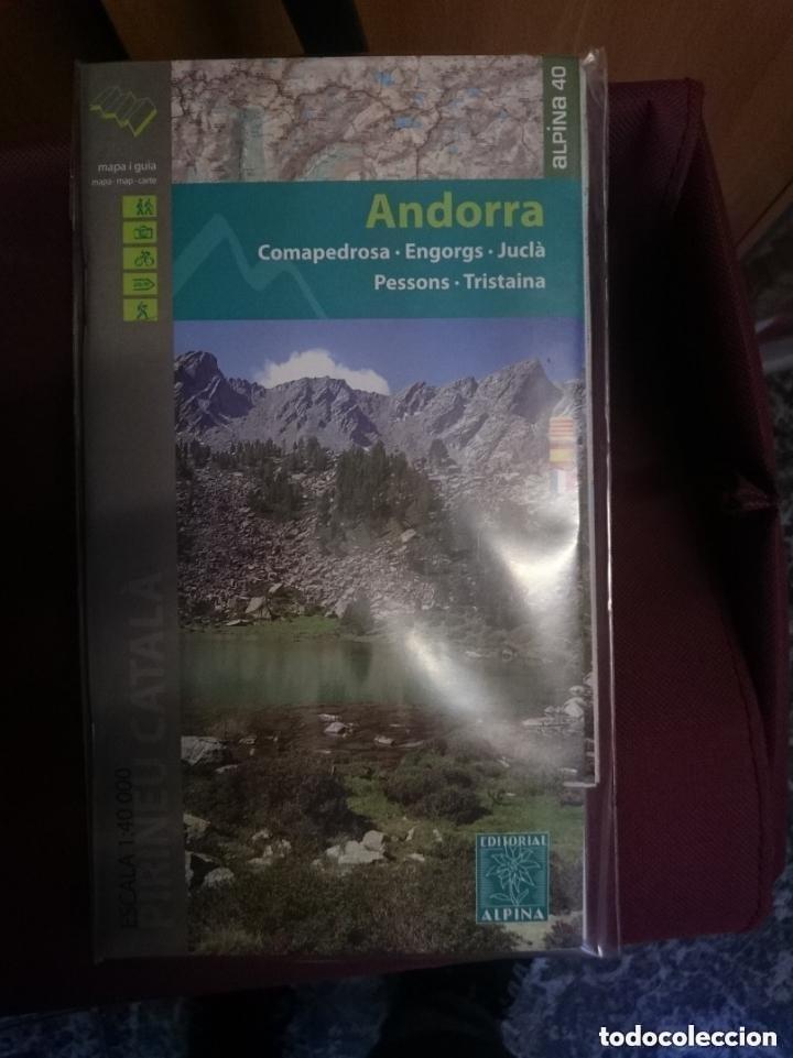 Mapas contempor&aacute;neos: MAPA Y GUIA - ANDORRA -COMAPEDROSA -ENGORGS -JUCIA -PESSONS -TRISTAINA