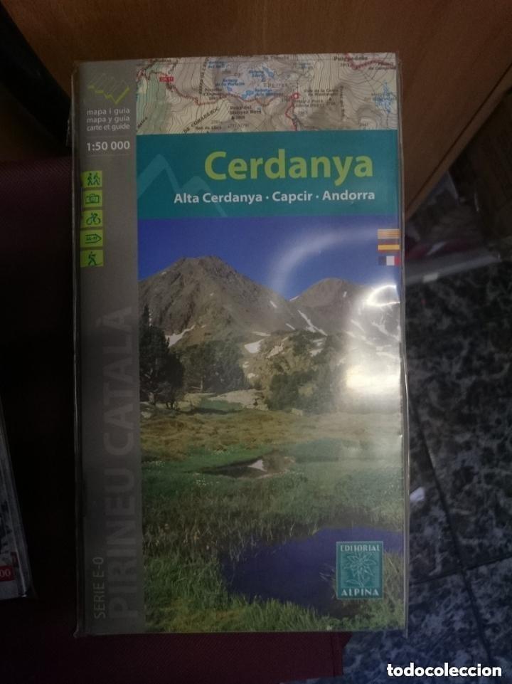 Mapas contempor&aacute;neos: MAPA Y GUIA - CERDANYA -- ALTA CERDANYA - CAPCIR - ANDORRA -EN ESPA&Ntilde;OL CATALAN Y FRANCES