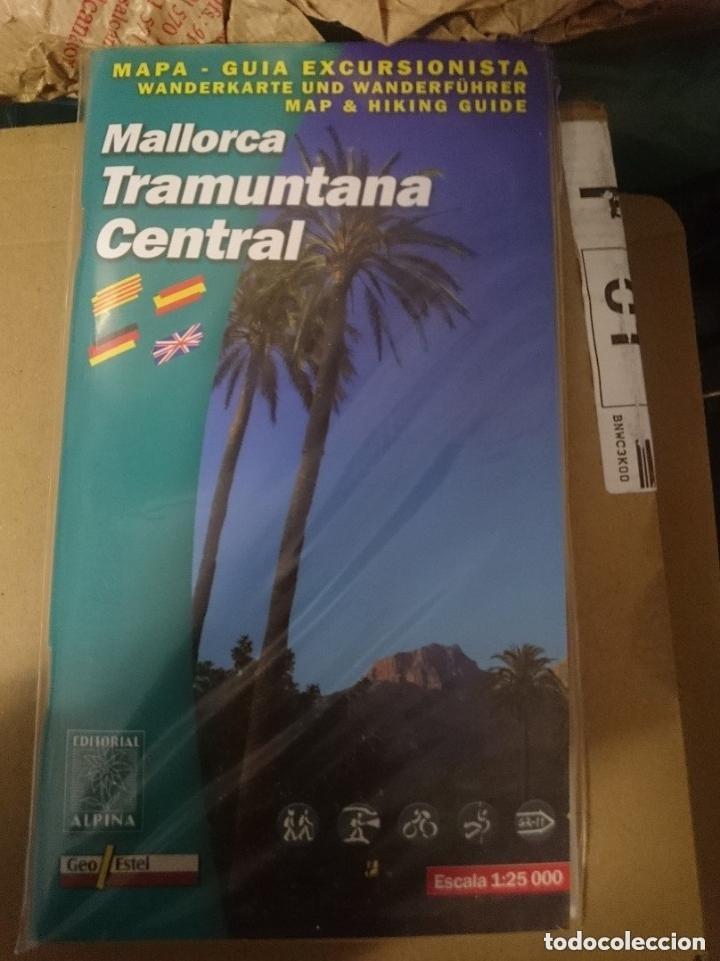 Mapas contempor&aacute;neos: MAPA Y GUIA - MALLORCA TRAMUNTANA CENTRAL -EN ESPA&Ntilde;OL CATALAN ALEMAN E INGLES