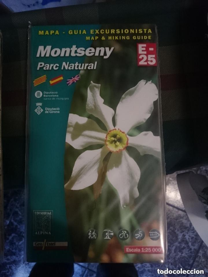 Mapas contempor&aacute;neos: MAPA Y GUIA - MONTSENY - PARC NATURAL -EN ESPA&Ntilde;OL CATALAN E INGLES