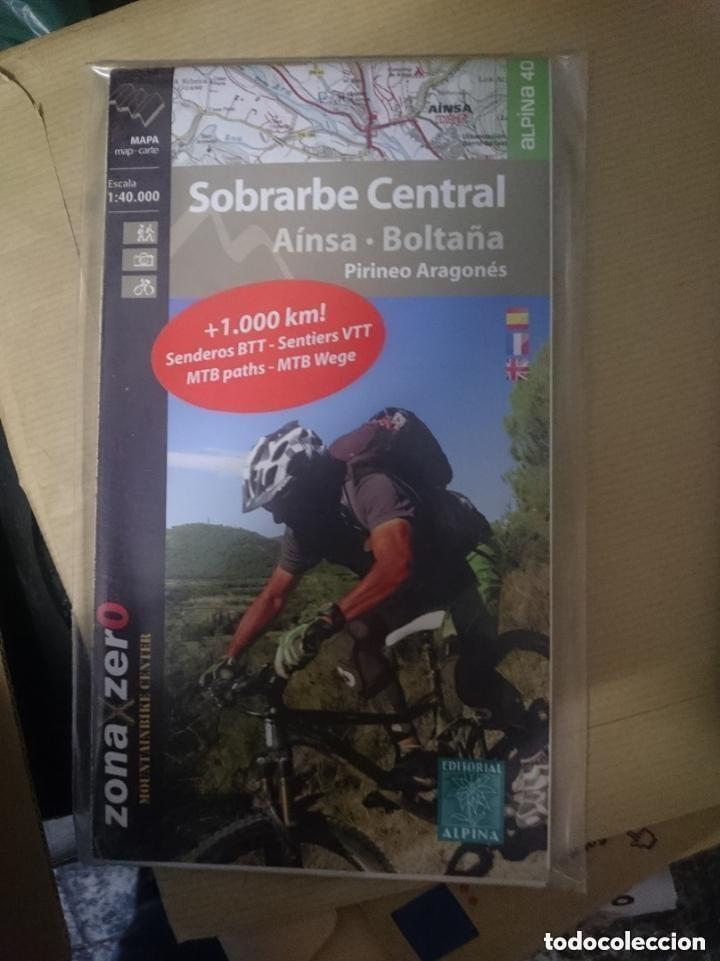 Mapas contempor&aacute;neos: MAPA Y GUIA - SOBRARBE CENTRAL - AINSA - BOLTA&Ntilde;A - PIRINEO ARAGONES -EN ESPA&Ntilde;OL FRANCES E INGLES