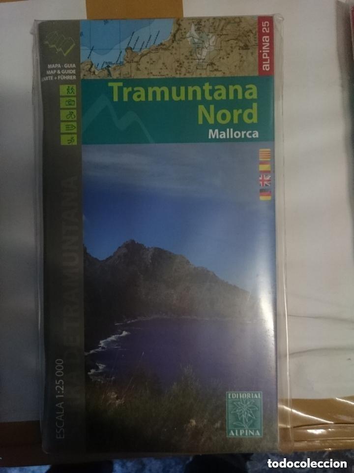 Mapas contempor&aacute;neos: MAPA Y GUIA - TRAMUNTANA NORD -EN ESPA&Ntilde;OL CATALAN ALEMAN E INGLES
