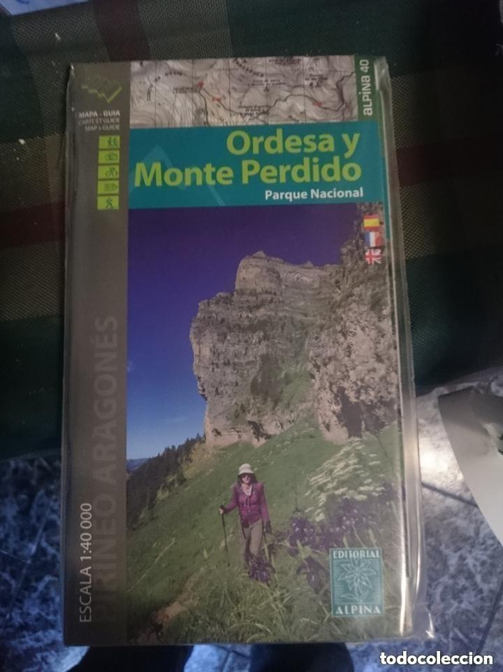 Mapas contempor&aacute;neos: MAPA Y GUIA - ORDESA Y MONTE PERDIDO -PARQUE NATURAL -EN ESPA&Ntilde;OL FRANCES E INGLES