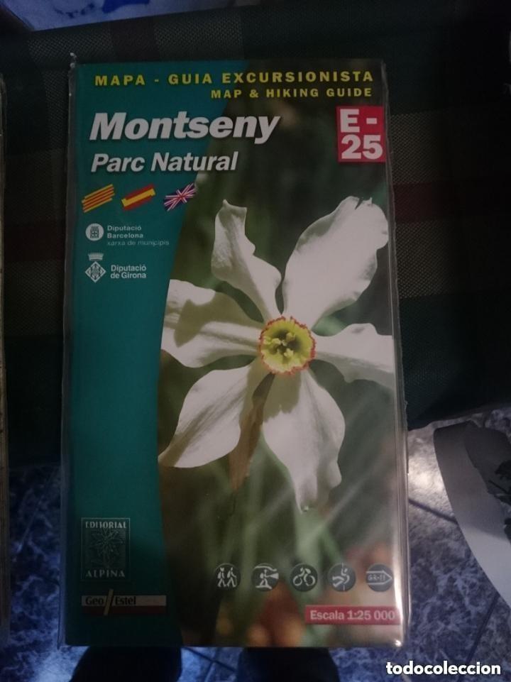 Mapas contempor&aacute;neos: MAPA Y GUIA - MONTSENY - PARC NATURAL -EN ESPA&Ntilde;OL CATALAN E INGLES