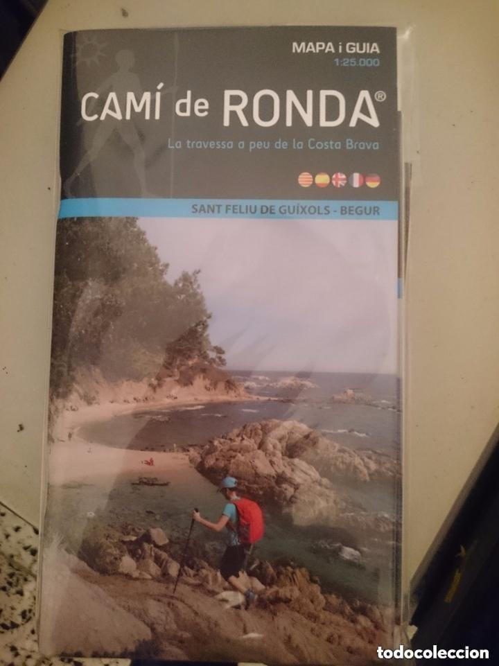 Mapas contempor&aacute;neos: MAPA I GUIA -CAMI DE RONDA - LA TRAVESSA A PEU DE LA COSTA BRAVA
