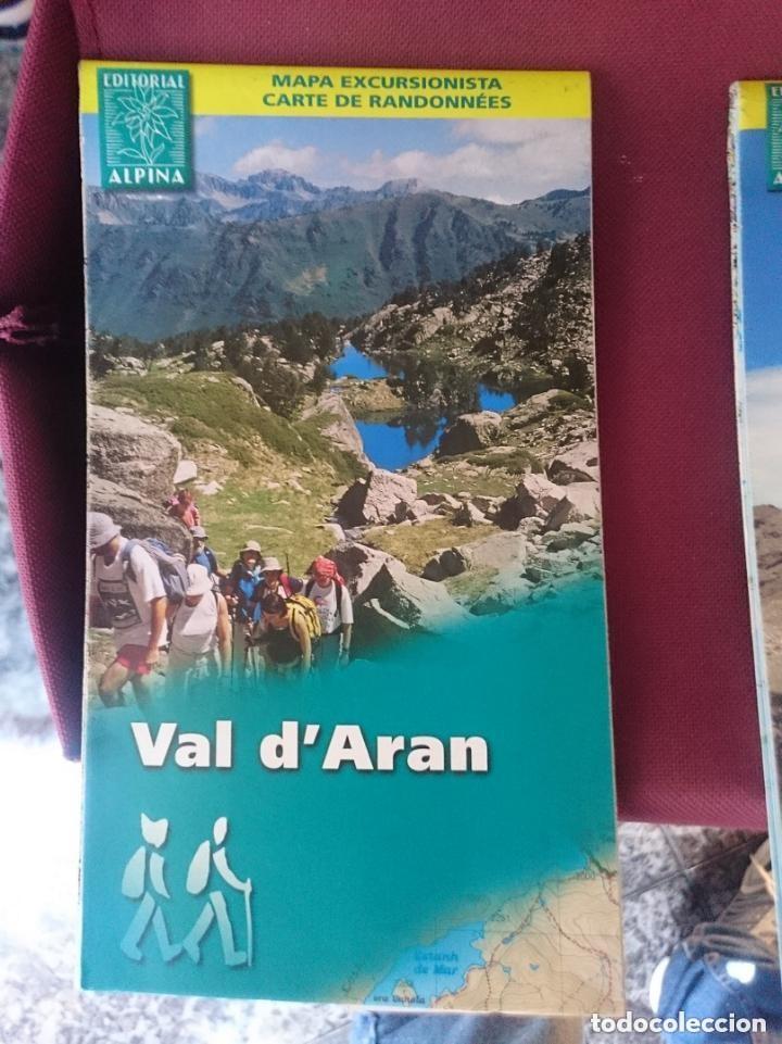 Mapas contempor&aacute;neos: Mapa excursionista Val d'Aran &ndash; Editorial Alpina &ndash; Senderismo y monta&ntilde;a Rutas de excursionismo