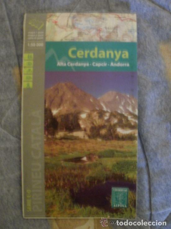 Mapas contempor&aacute;neos: Mapa excursionista Cerdanya Alta Cerdanya Capcir Andorra 1:50.000 &ndash; Editorial Alpina &ndash;Pirineu Catala