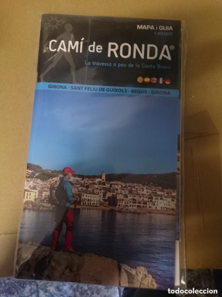 Mapas contempor&aacute;neos: Mapa y gu&iacute;a Cam&iacute; de Ronda La travessa a peu de la Costa Brava Girona - Sant Feliu de Gu&iacute;xols