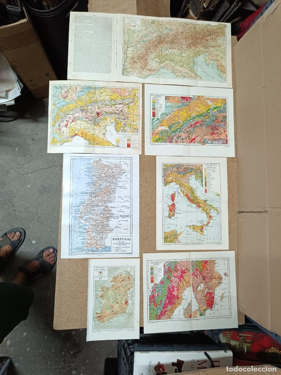 Mapas contempor&aacute;neos: LOTE 8 ANTIGUOS MAPAS EUROPA, PPS S. XX, ALPES ITALIA SUIZA PORTUGAL IRLANDA SUECIA -P29