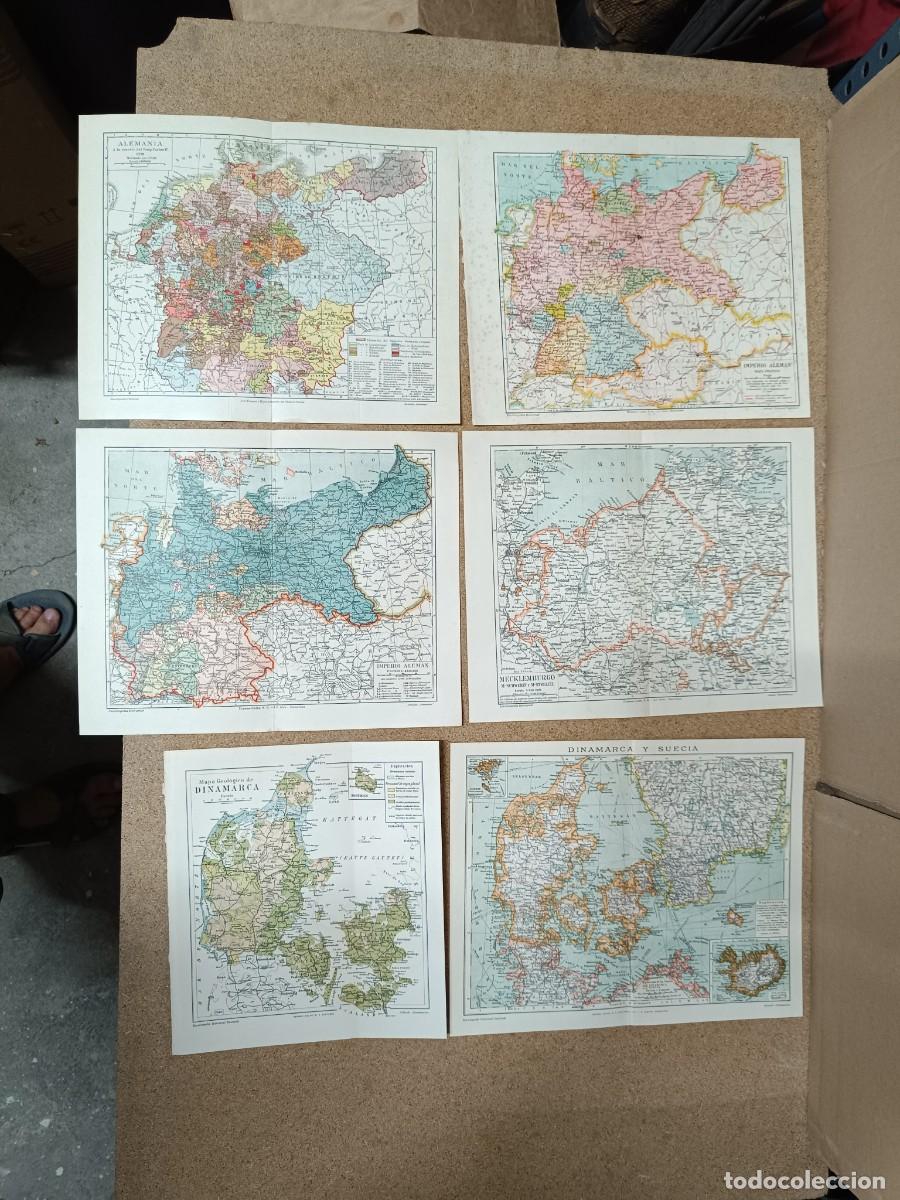 Mapas contempor&aacute;neos: LOTE 6 ANTIGUOS MAPAS, IMPERIO ALEMAN 1378, SEGUNDO REICH Y ENTREGUERRAS, ALEMANIA Y DINAMARCA P29