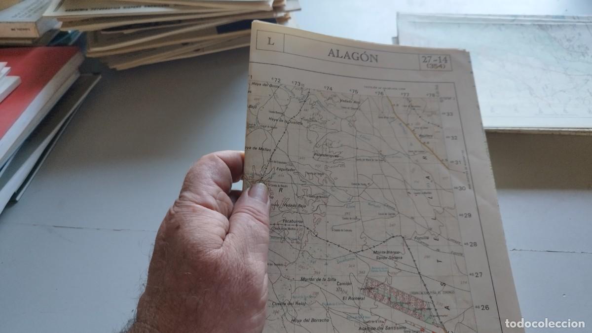 Mapas contempor&aacute;neos: ALAGON 27-14 / 354 / GRAV37 / MAPA TOPOGRAFICO SERVICIO GEOGRAFICO EJERCITO