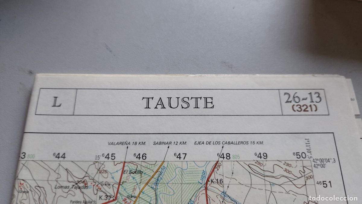 Mapas contempor&aacute;neos: TAUSTE 26-13 / 321 / GRAV37 / MAPA TOPOGRAFICO SERVICIO GEOGRAFICO EJERCITO