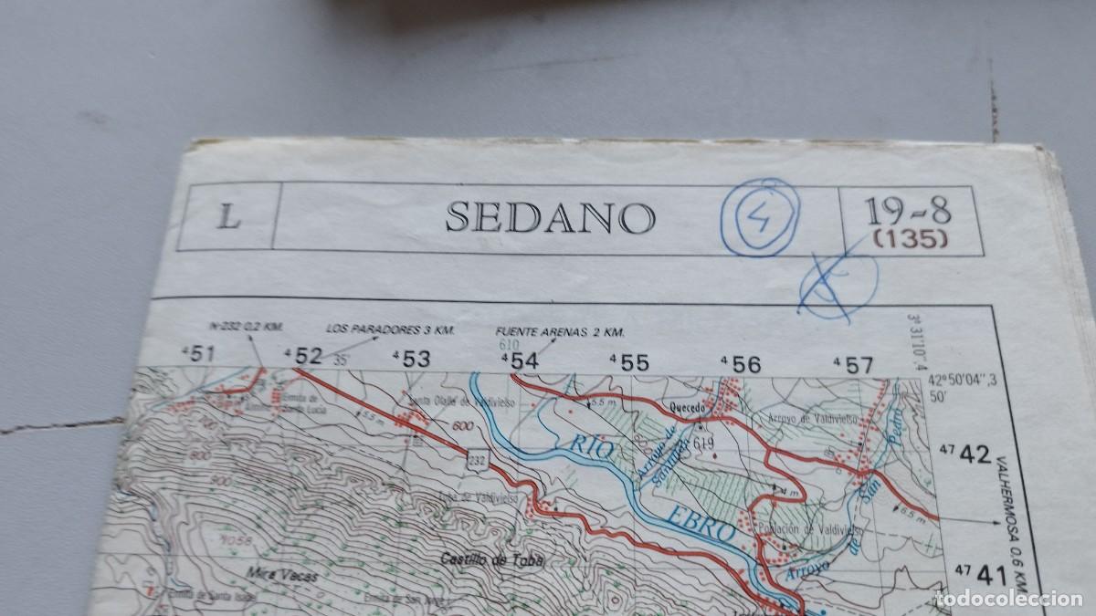 Mapas contempor&aacute;neos: SEDANO 19-8 / 135 / GRAV37 / MAPA TOPOGRAFICO SERVICIO GEOGRAFICO EJERCITO
