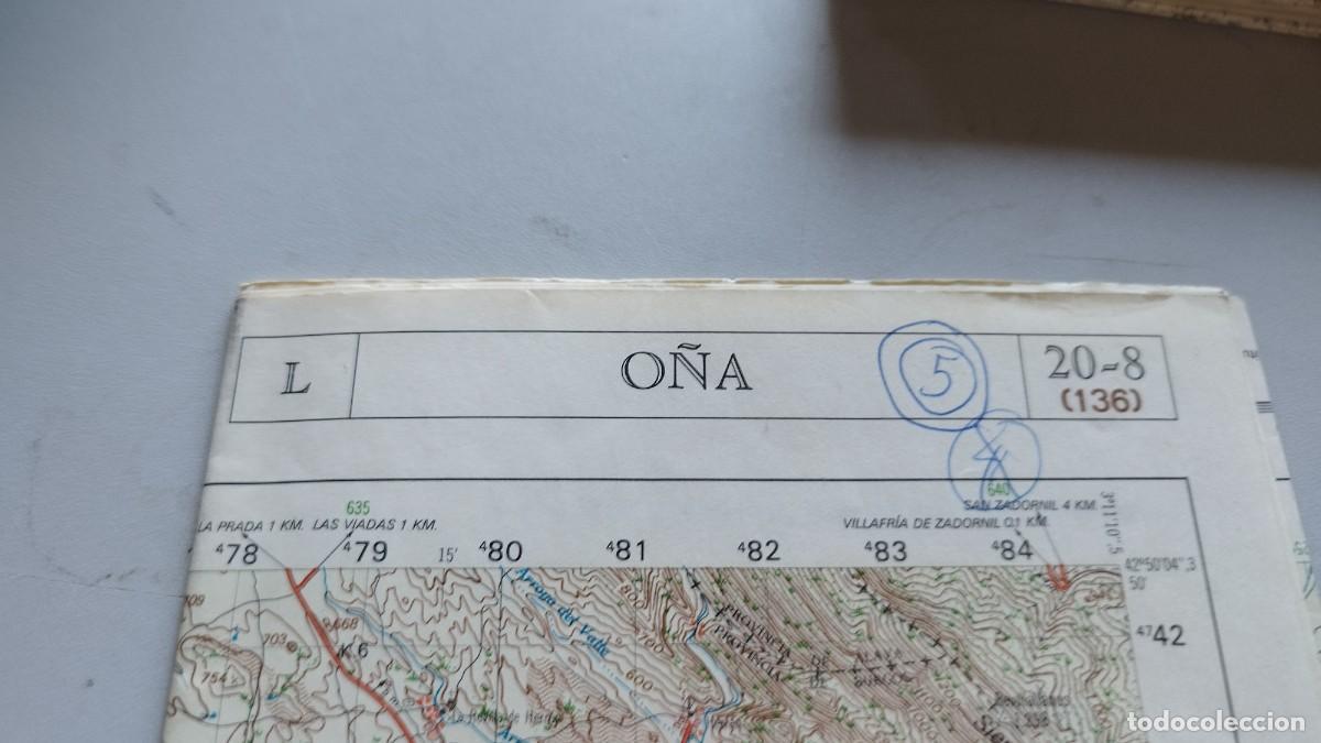 Mapas contempor&aacute;neos: O&Ntilde;A 20-8 / 136 / GRAV37 / MAPA TOPOGRAFICO SERVICIO GEOGRAFICO EJERCITO