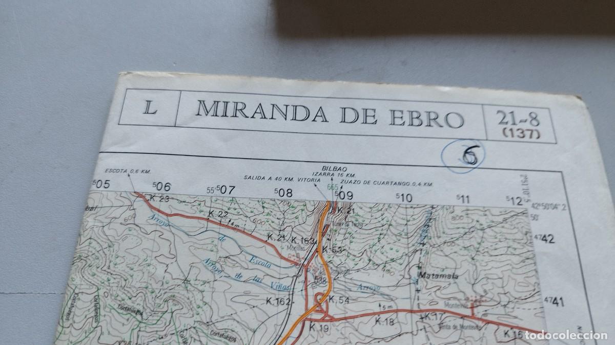 Mapas contempor&aacute;neos: MIRANDA DE EBRO 21-8 / 137 / GRAV37 / MAPA TOPOGRAFICO SERVICIO GEOGRAFICO EJERCITO