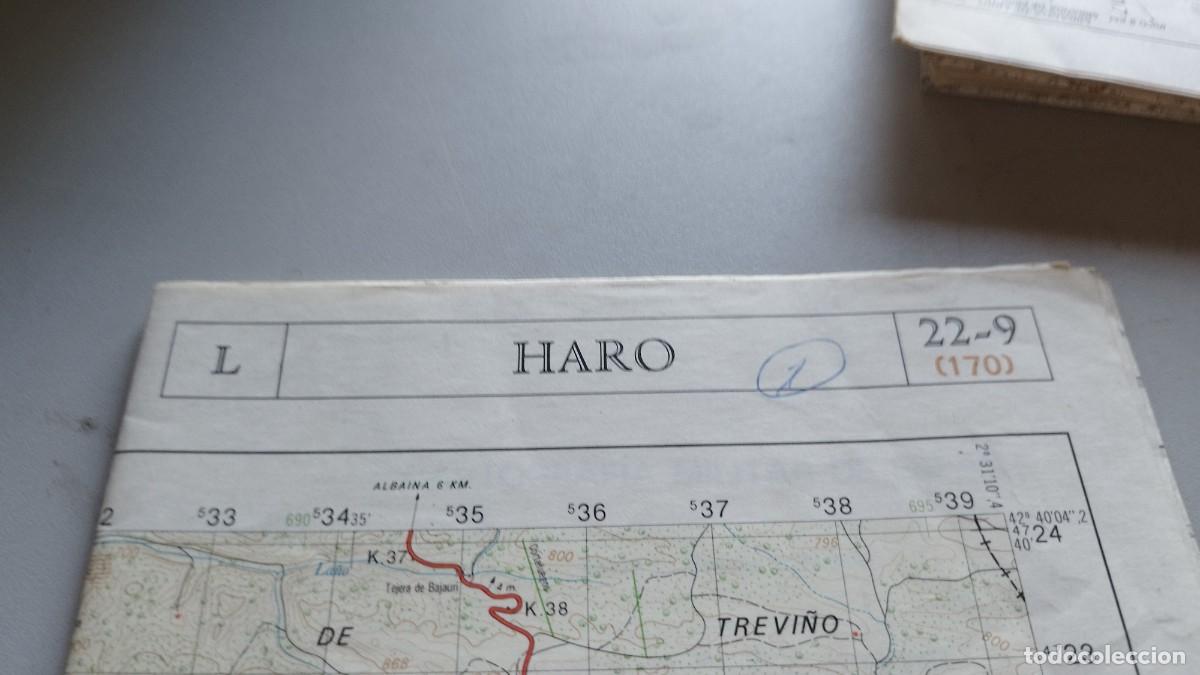 Mapas contempor&aacute;neos: HARO 22-9 / 170 / GRAV37 / MAPA TOPOGRAFICO SERVICIO GEOGRAFICO EJERCITO