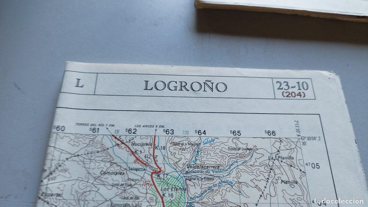 Mapas contempor&aacute;neos: LOGRO&Ntilde;O 23-10 / 204 / GRAV37 / MAPA TOPOGRAFICO SERVICIO GEOGRAFICO EJERCITO
