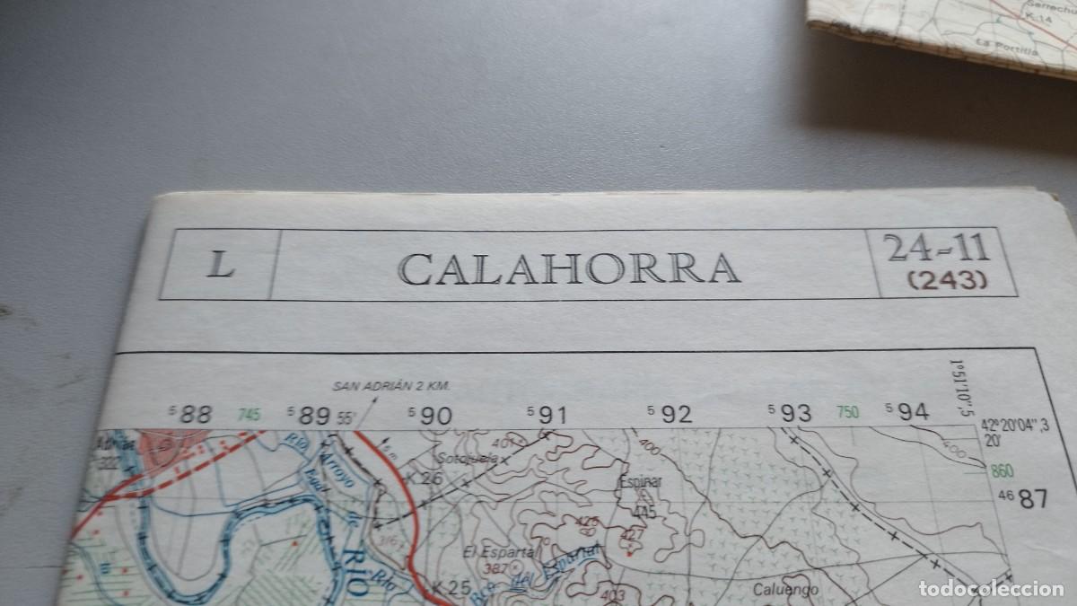 Mapas contempor&aacute;neos: CALAHORA 24-11 / 243 / GRAV37 / MAPA TOPOGRAFICO SERVICIO GEOGRAFICO EJERCITO