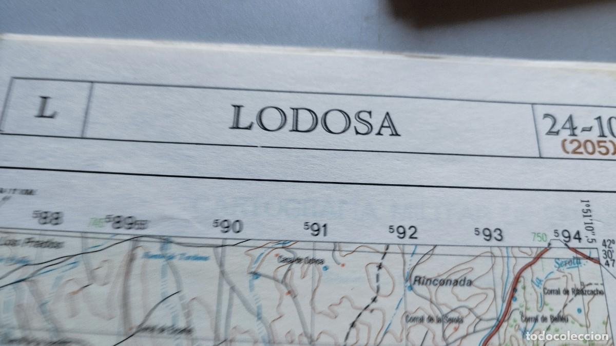 Mapas contempor&aacute;neos: LODOSA 24-10 / 205 / GRAV37 / MAPA TOPOGRAFICO SERVICIO GEOGRAFICO EJERCITO
