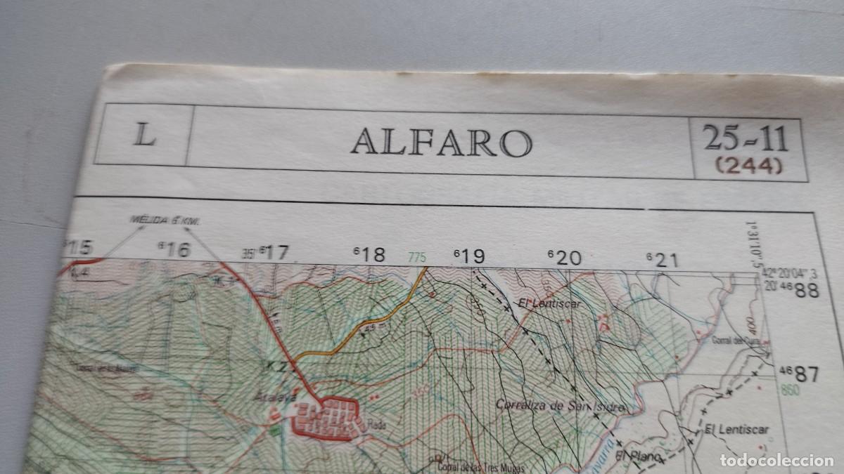 Mapas contempor&aacute;neos: ALFARO 25-11 / 244 / GRAV37 / MAPA TOPOGRAFICO SERVICIO GEOGRAFICO EJERCITO