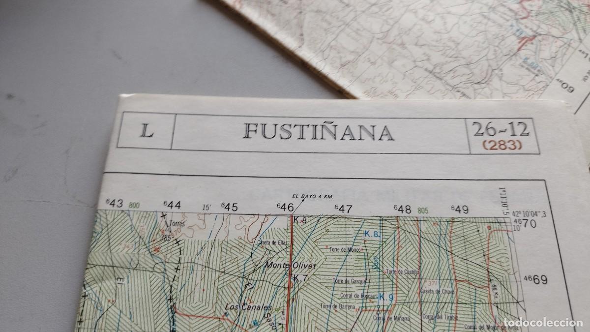 Mapas contempor&aacute;neos: FUSTI&Ntilde;ANA 26-12 / 283 / GRAV37 / MAPA TOPOGRAFICO SERVICIO GEOGRAFICO EJERCITO