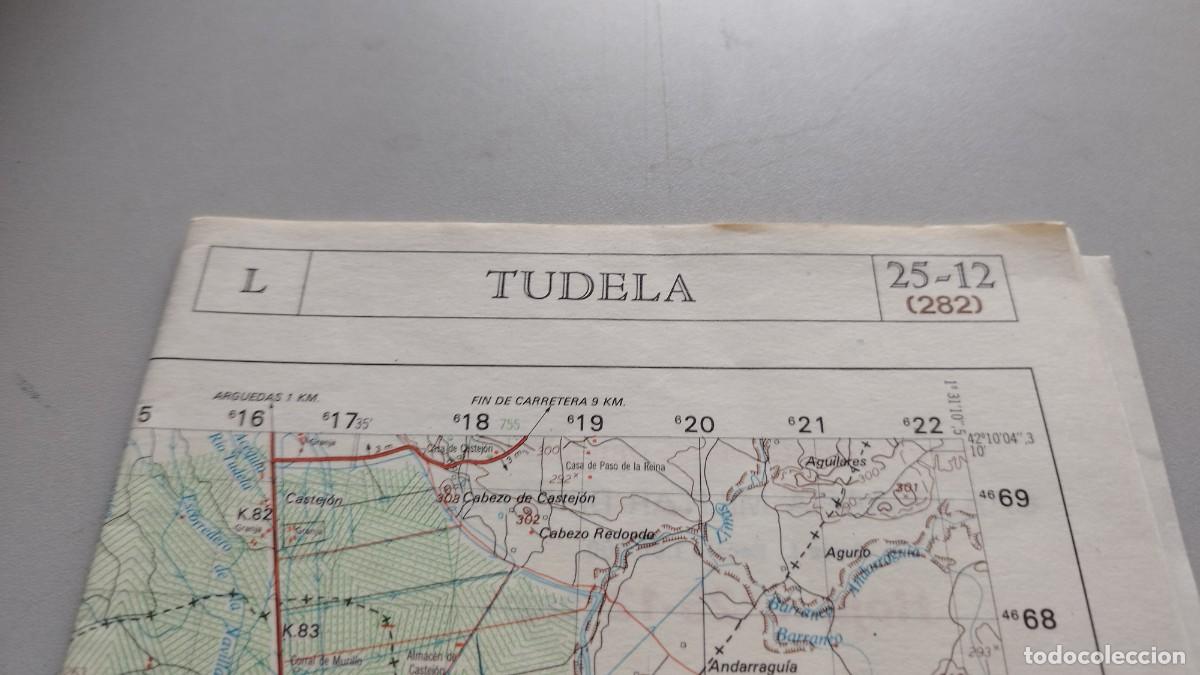 Mapas contempor&aacute;neos: TUDELA 25-12 / 282 / GRAV37 / MAPA TOPOGRAFICO SERVICIO GEOGRAFICO EJERCITO /