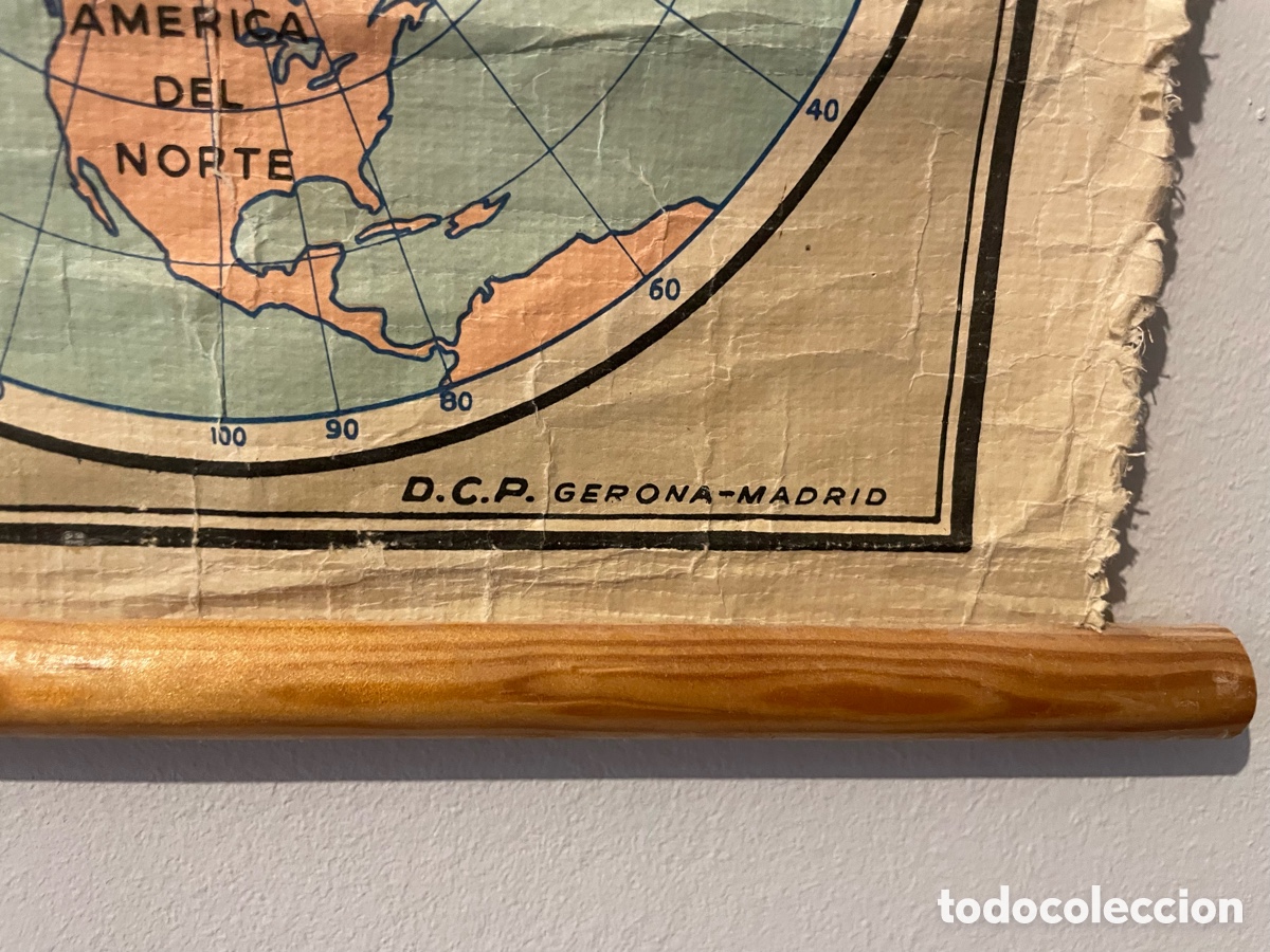 Mapas contempor&aacute;neos: PLANISFERIO MAPA MUNDI DALMAU - Foto 8
