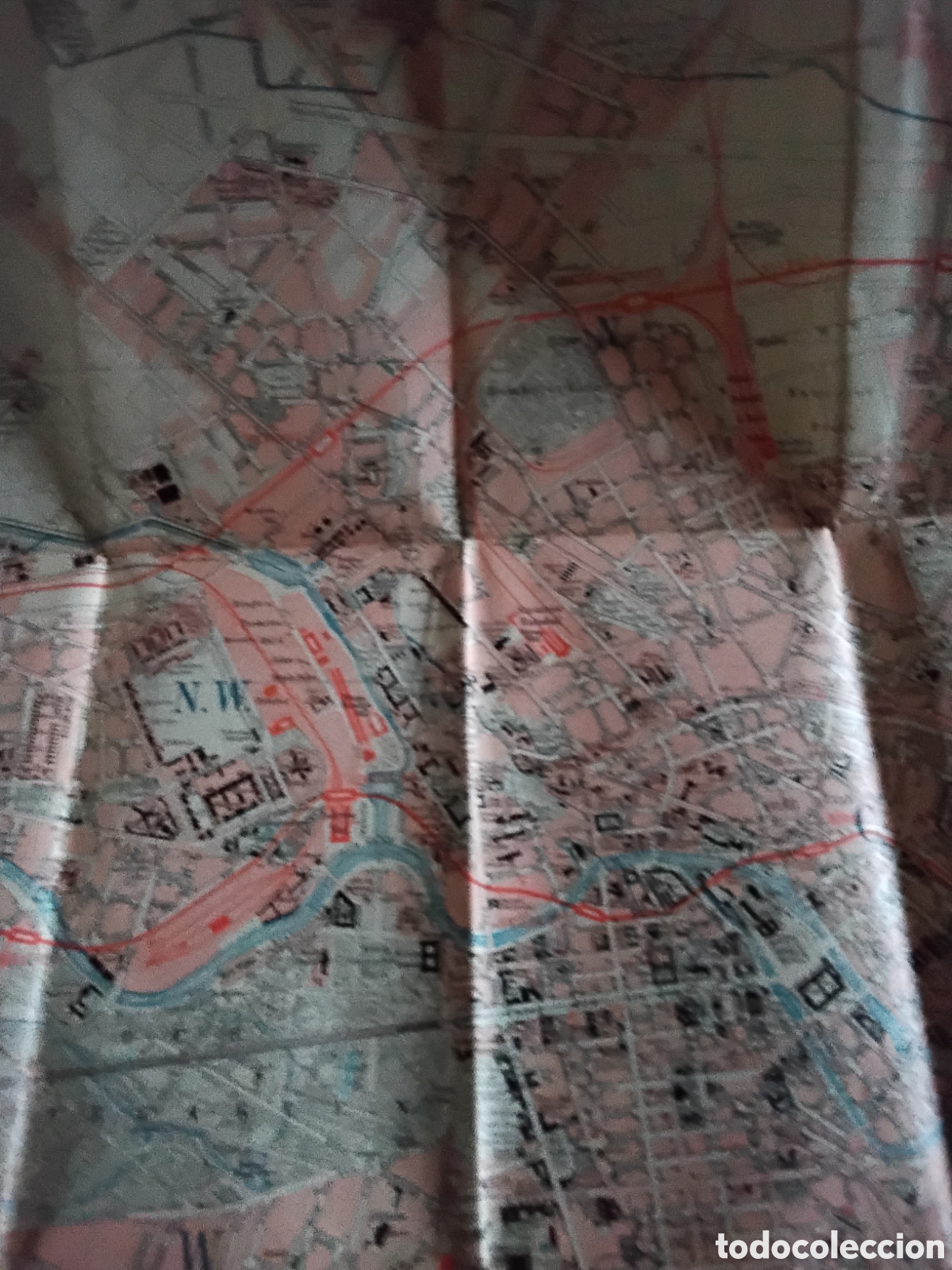 Mapas contempor&aacute;neos: MAPA DE BERL&Iacute;N DE 1896. 81 X 67 CM - Foto 2