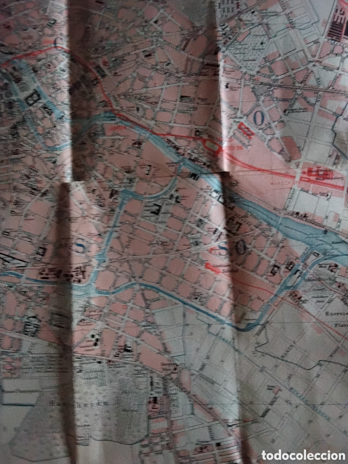 Mapas contempor&aacute;neos: MAPA DE BERL&Iacute;N DE 1896. 81 X 67 CM - Foto 4