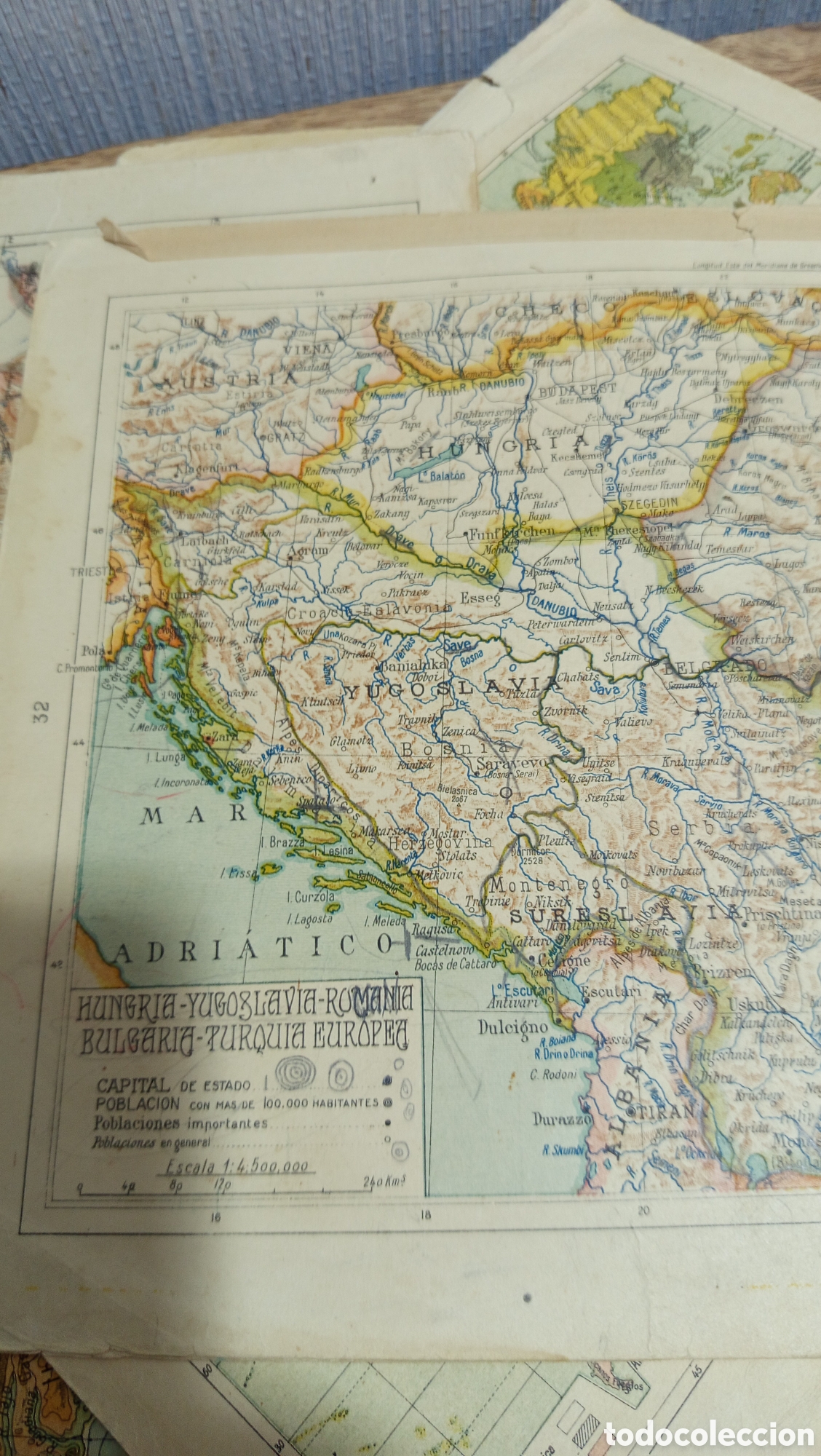 Mapas contempor&aacute;neos: Se vende lote de mapas antiguos - Foto 2